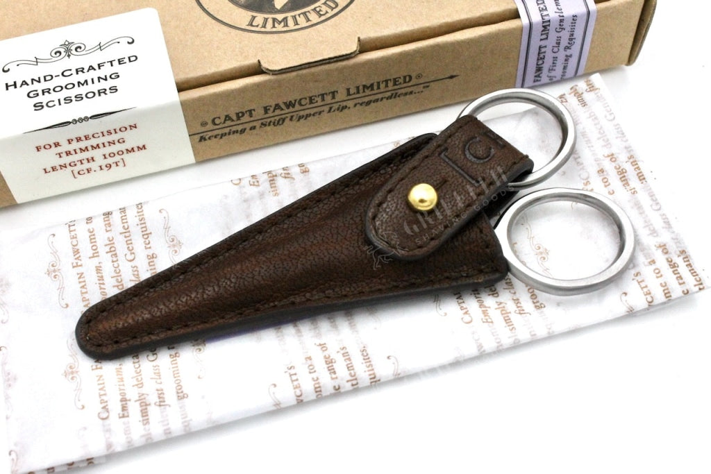 Captain Fawcett's Hand Crafted Grooming Scissor in Stainless Steel Matte Finish