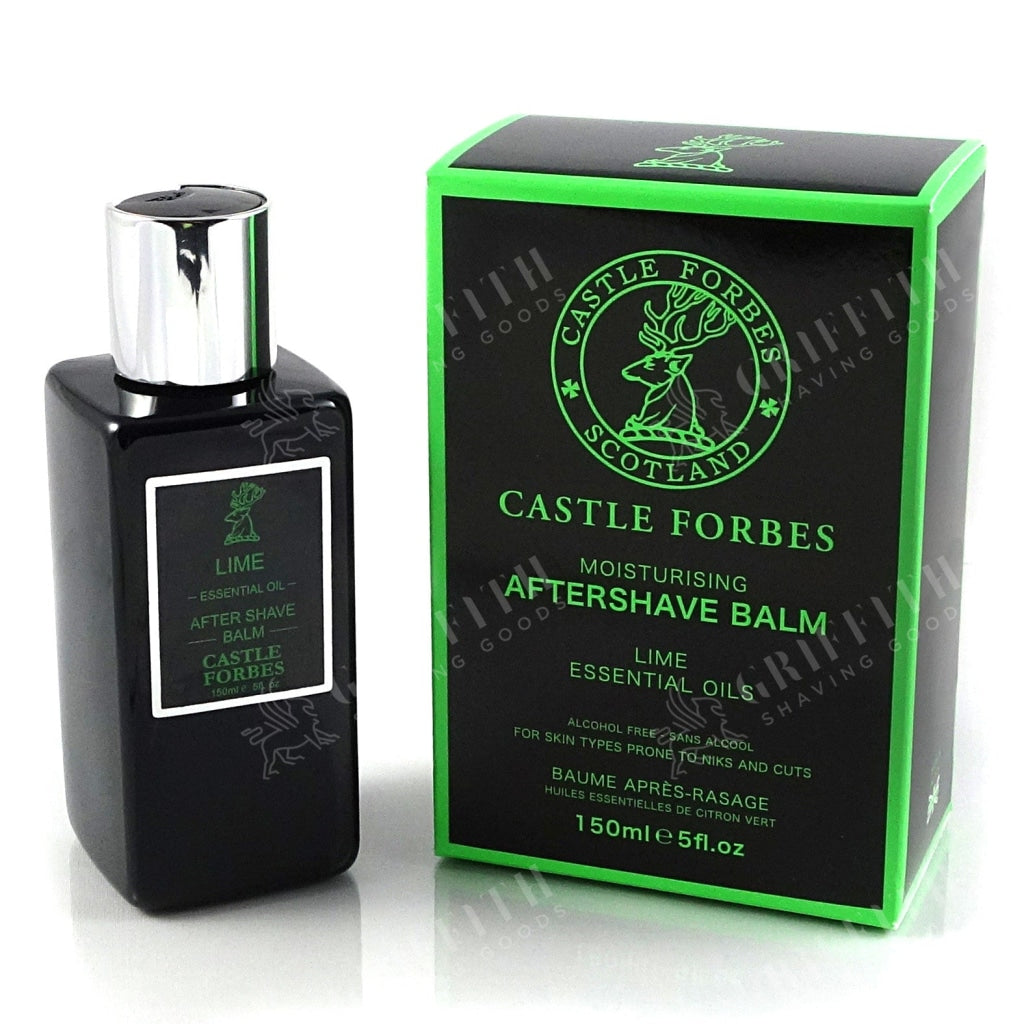 Castle Forbes Lime Essential Oil Aftershave Balm – 150ml (5 fl. oz)