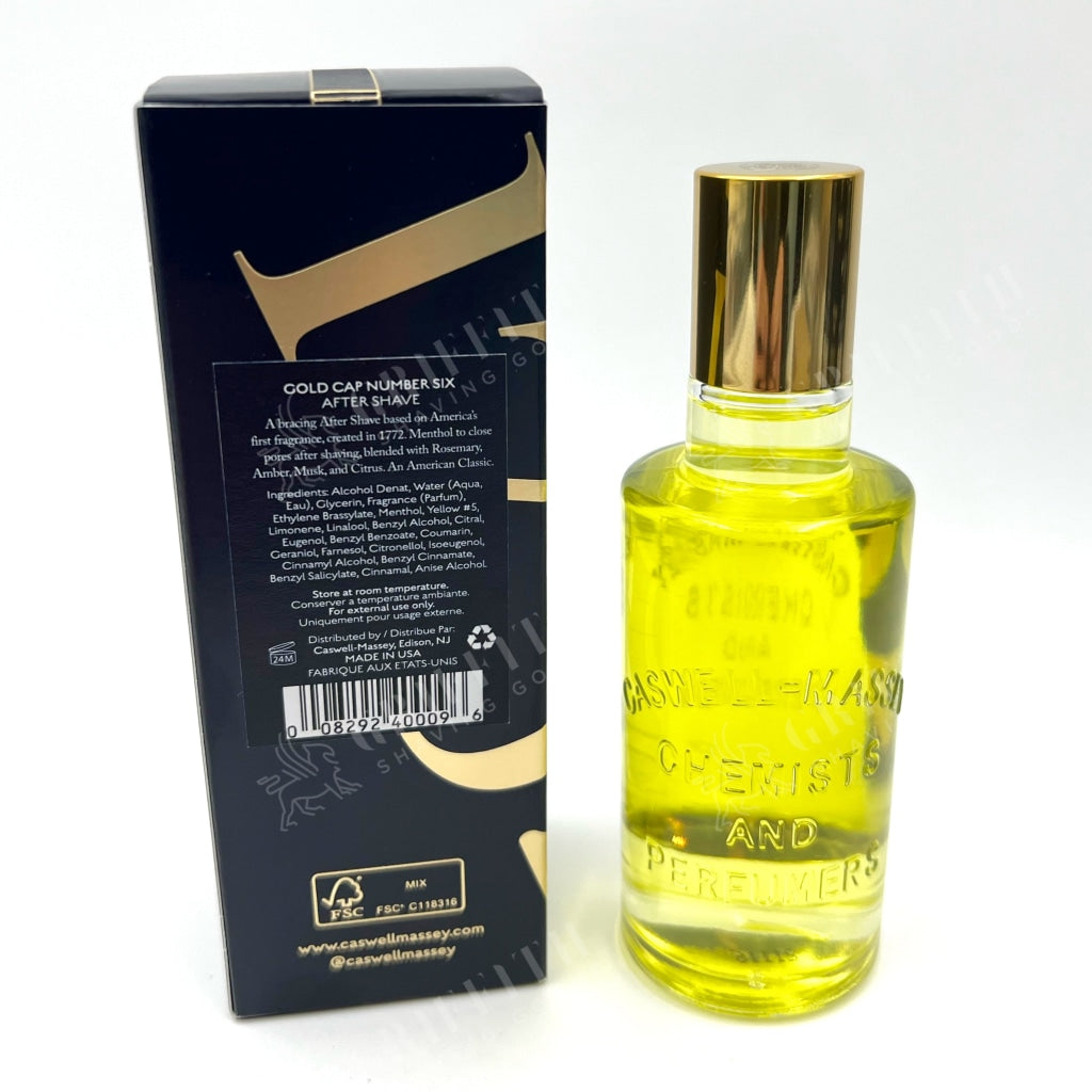Caswell Massey Number Six Gold Cap Luxury After Shave (88Ml/3 Oz) Shaving Creams