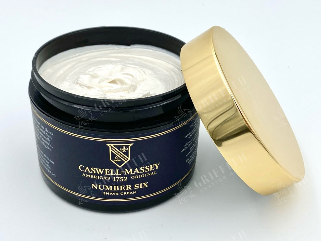 Caswell Massey Number Six Luxury Shaving Cream in Jar - 226g (8 oz)