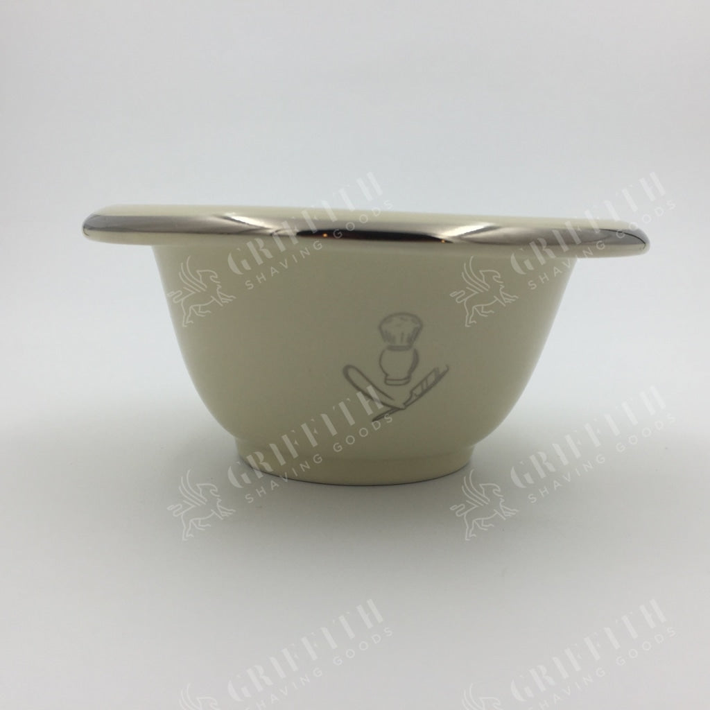 Classic Ceramic Shaving Bowl - Cream