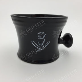 Classic Ceramic Shaving Mug - Black