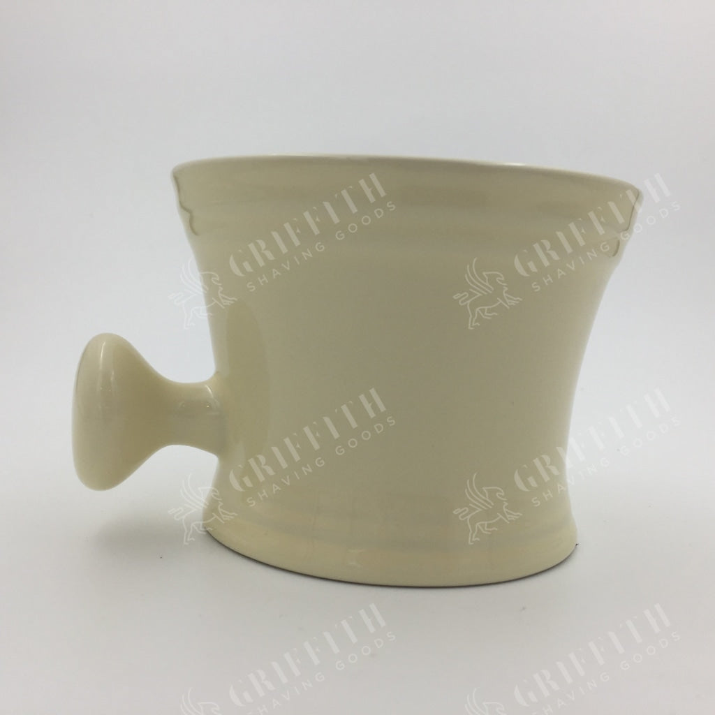 Classic Ceramic Shaving Mug - Cream
