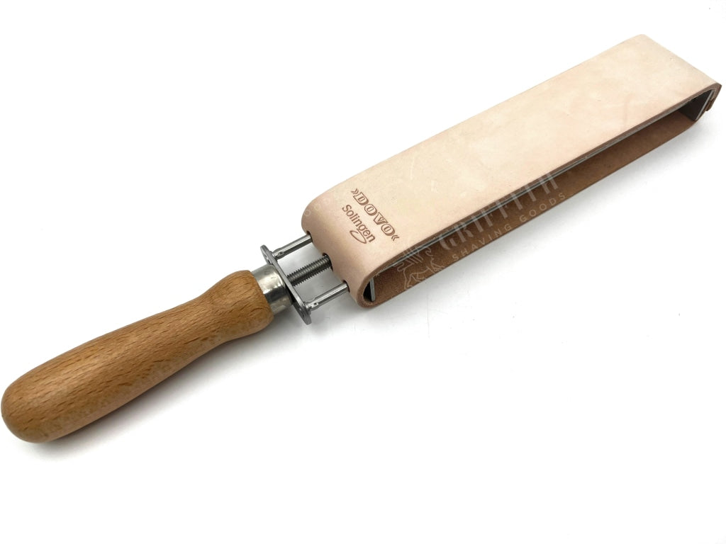 Dovo Tension Screw Cowhide Leather Paddle Strop