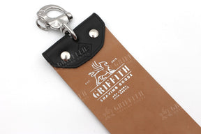 Griffith Shaving Goods Heavyweight Horween Horsebutt & Cotton - 3 Inch Wide X 24 Long Barber Style