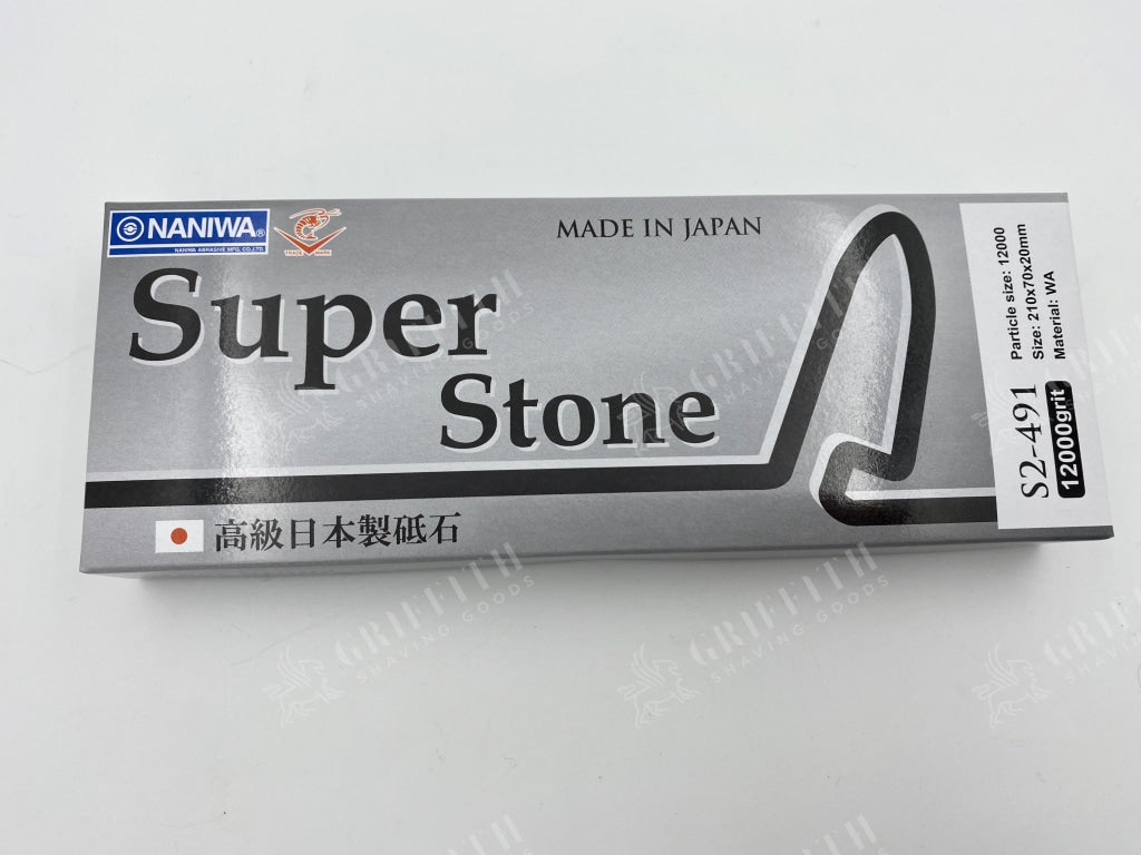 NANIWA "Super Stone" 12,000 GRIT - Japanese Water Sharpening Stone Hone