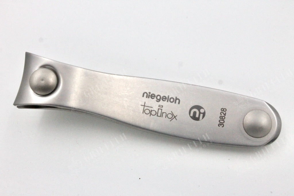 Niegeloh Large Stainless Steel Topinox Nail Clipper In Matte Finish