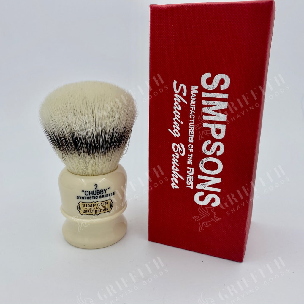 Simpson Chubby Ch2 Synthetic Bristle Shaving Brush Brushes