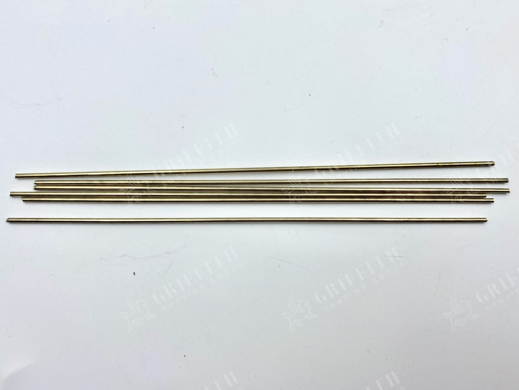 Straight Razor Pinning Rod - 1/16in. Diameter x 6in. length - Nickel Silver