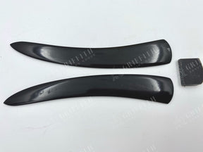 Straight Razor Scales For 7/8-8/8 Blades - Black Buffalo Horn One Pair/set