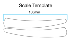 Straight Razor Scales For 7/8-8/8 Blades - Jigged & Dyed Buffalo Bone One Pair/set