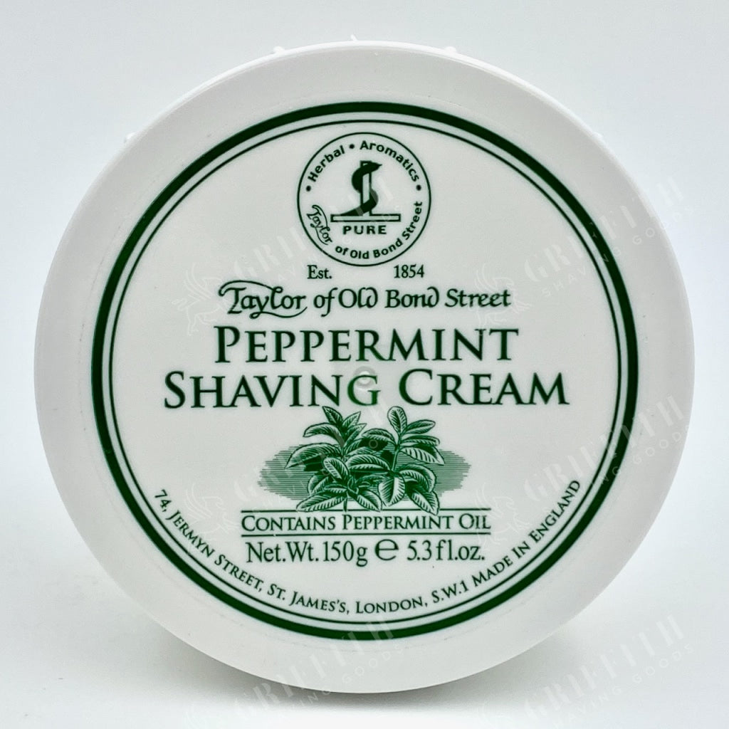 Taylor Of Old Bond Street Peppermint Shaving Cream Bowl 150G (5.3 Oz) Creams