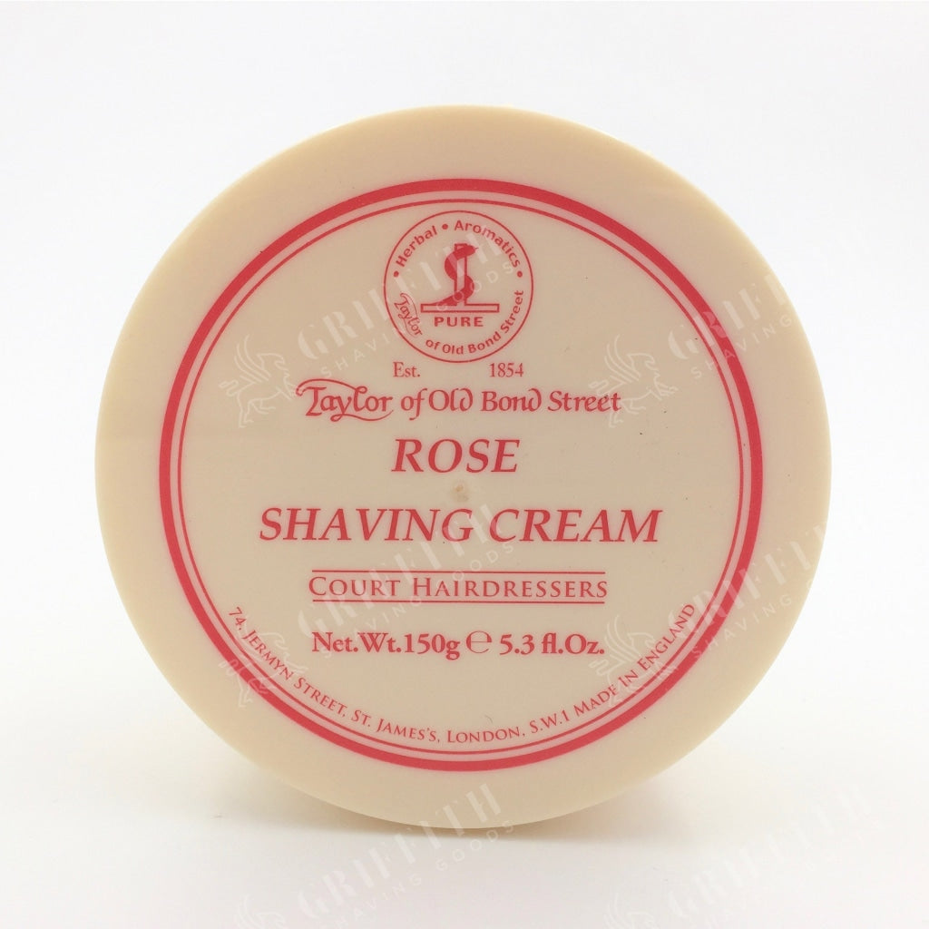 Taylor of Old Bond Street Rose Shaving Cream 150g (5.3 oz)
