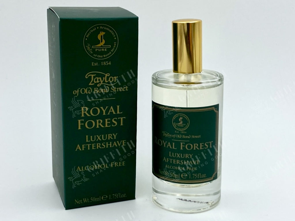 Taylor of Old Bond Street Royal Forest Alcohol Free Aftershave Lotion for Sensitive Skin- 50ml (1.75 fl. oz)