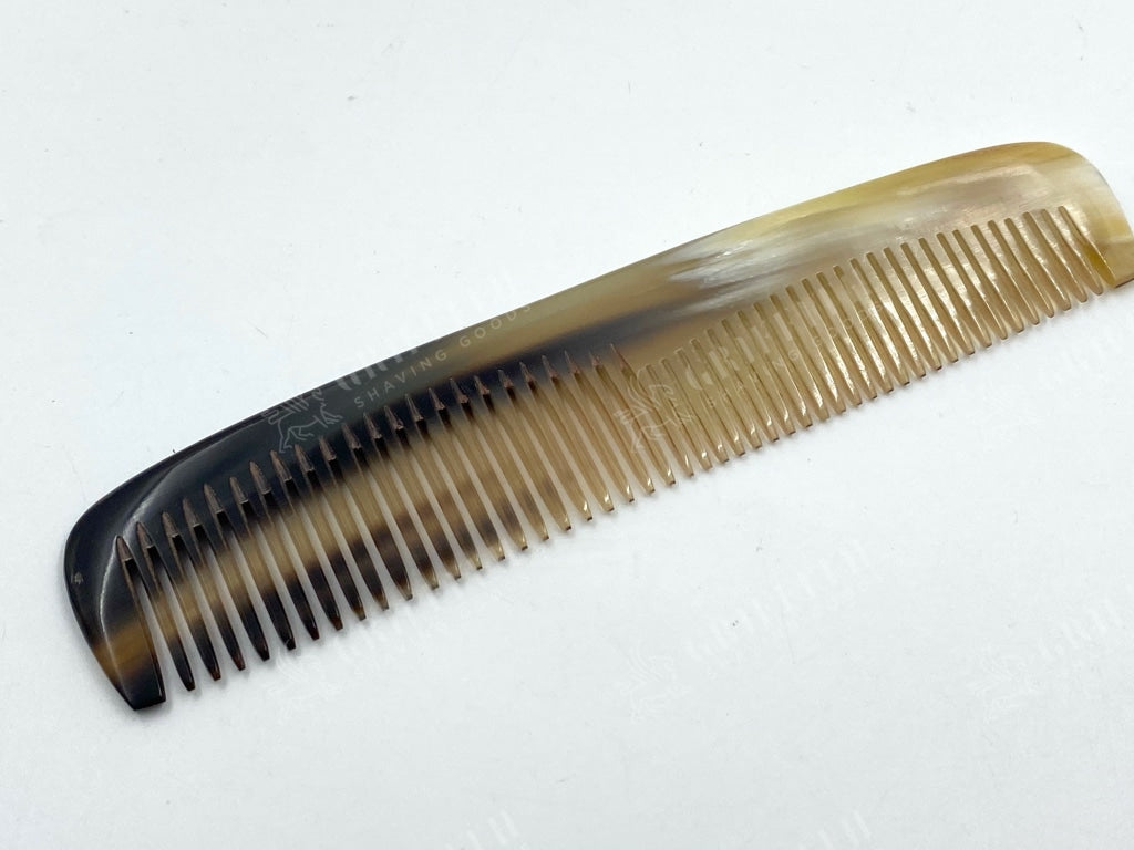 Traditional Genuine Ox Horn Comb No.1 - 6 inch Pocket size