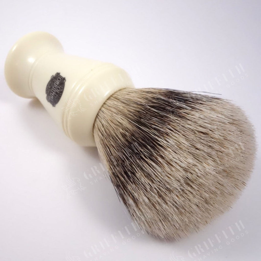 Vulfix No. 377 Lathe Turned Super Badger Shaving Brush Simpson Brushes