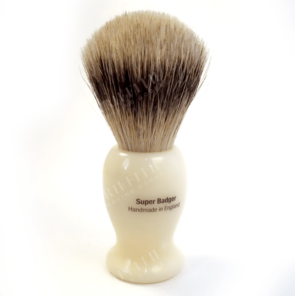 Vulfix No. 660 Medium Super Badger Shaving Brush - White