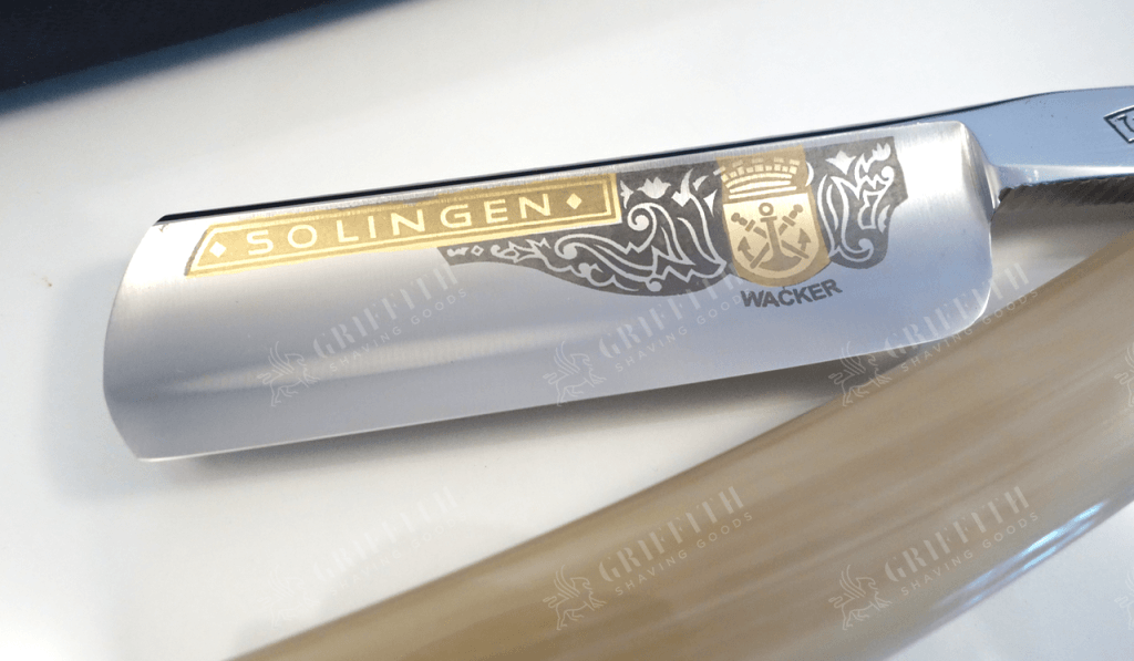 Wacker Solingen "Best Tradition" Full Hollow 6/8 Straight Razor with Engraved Spine - CHOOSE YOUR RAZOR